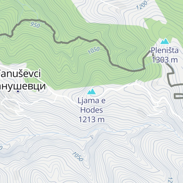 Map of Ljama e Hodes