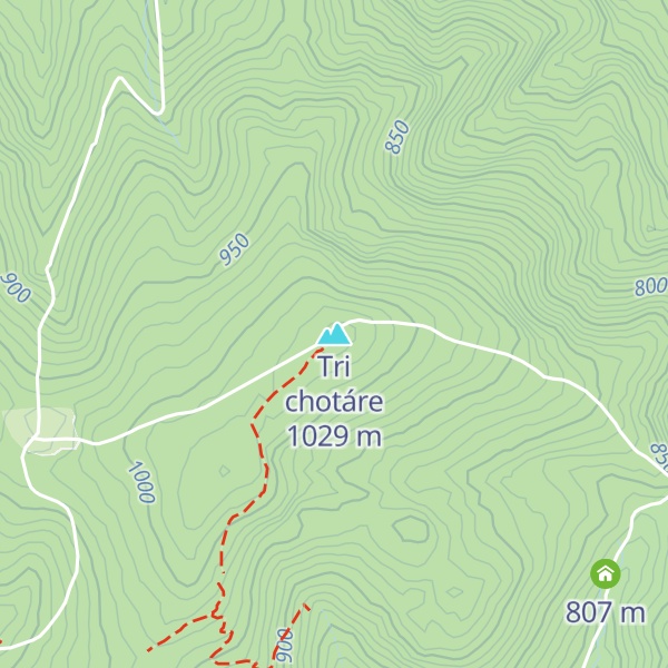 Map of Tri chotáre