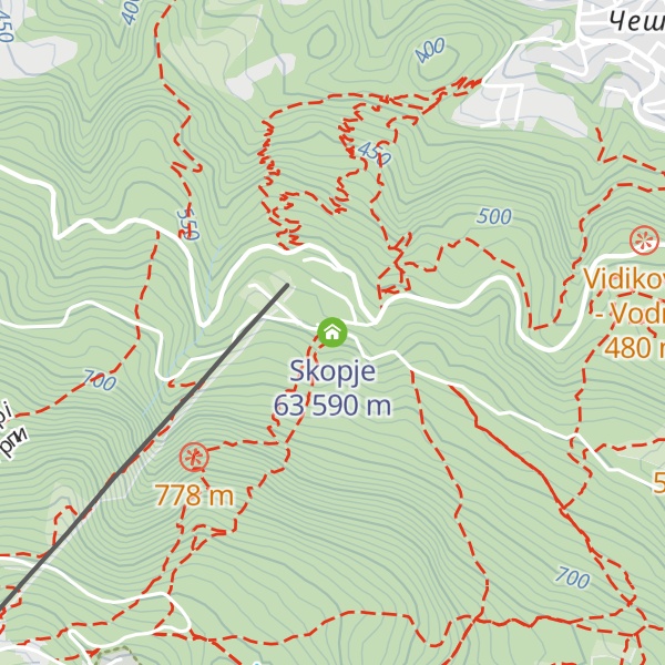 Map of Skopјe 63