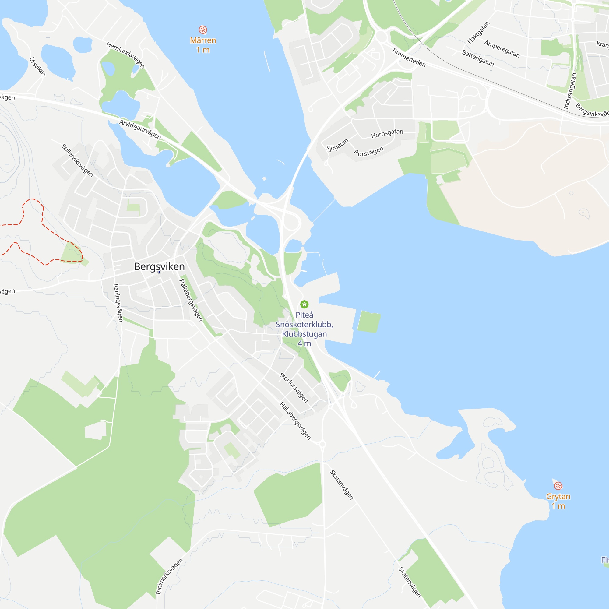 Piteå Snöskoterklubb, Klubbstugan map