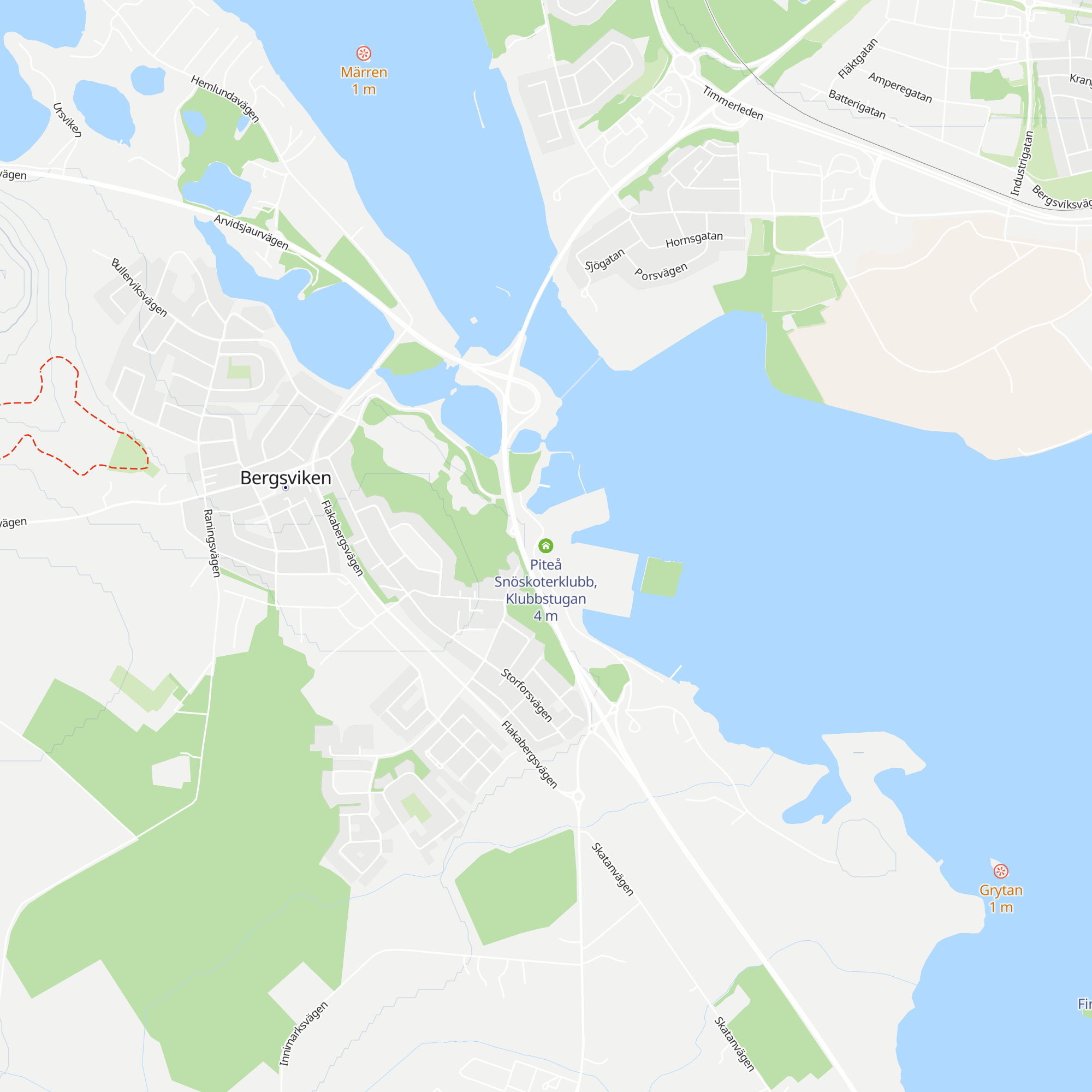 Piteå Snöskoterklubb, Klubbstugan map