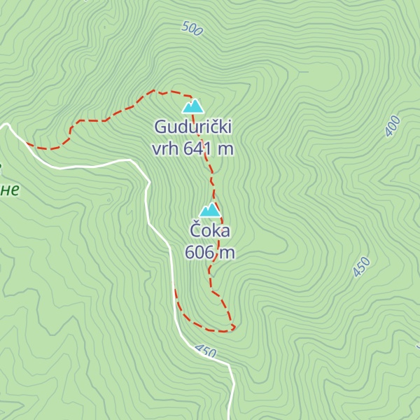 Map of Čoka