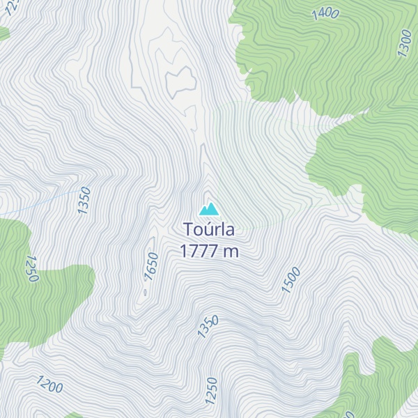 Map of Toúrla