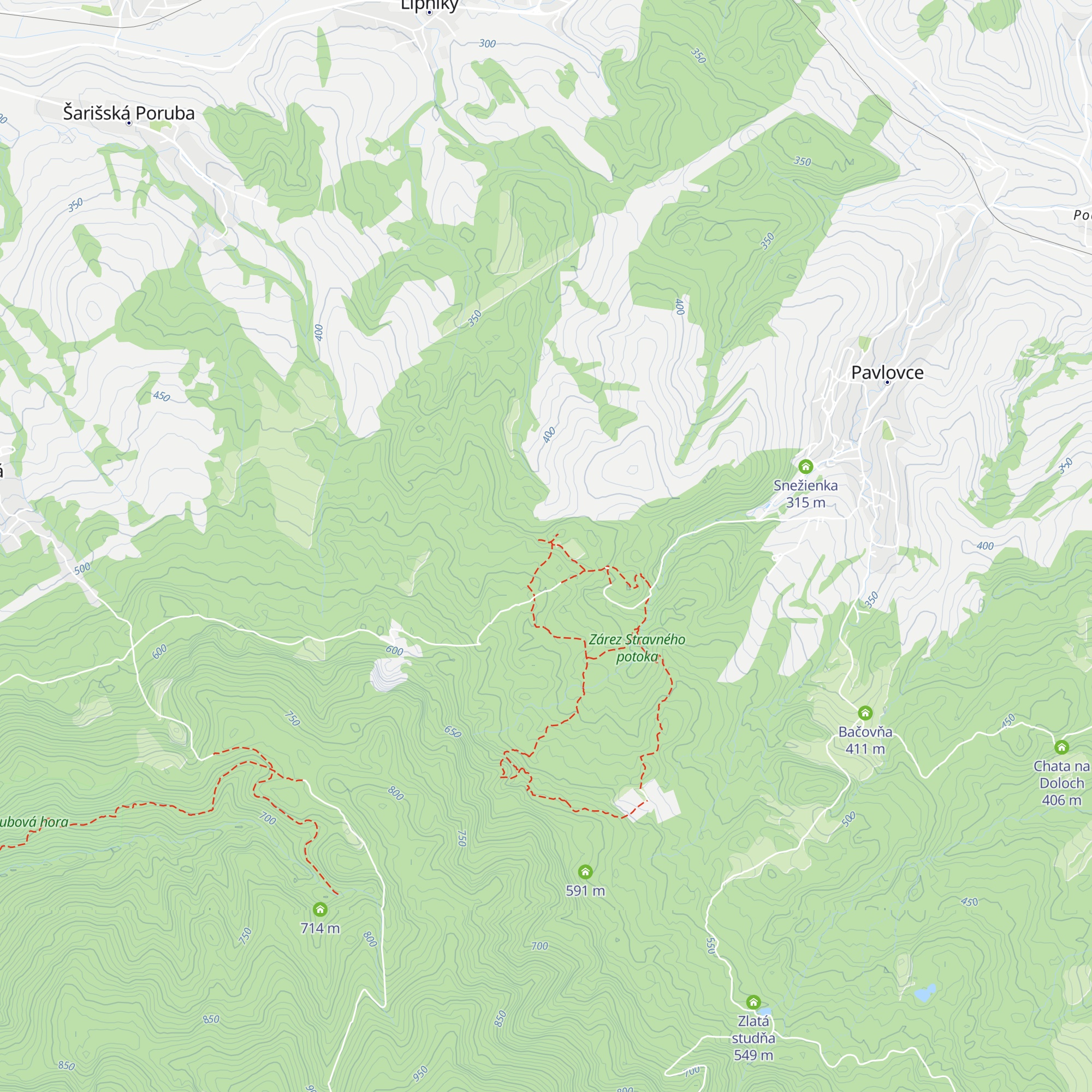 Hospodárska budova map