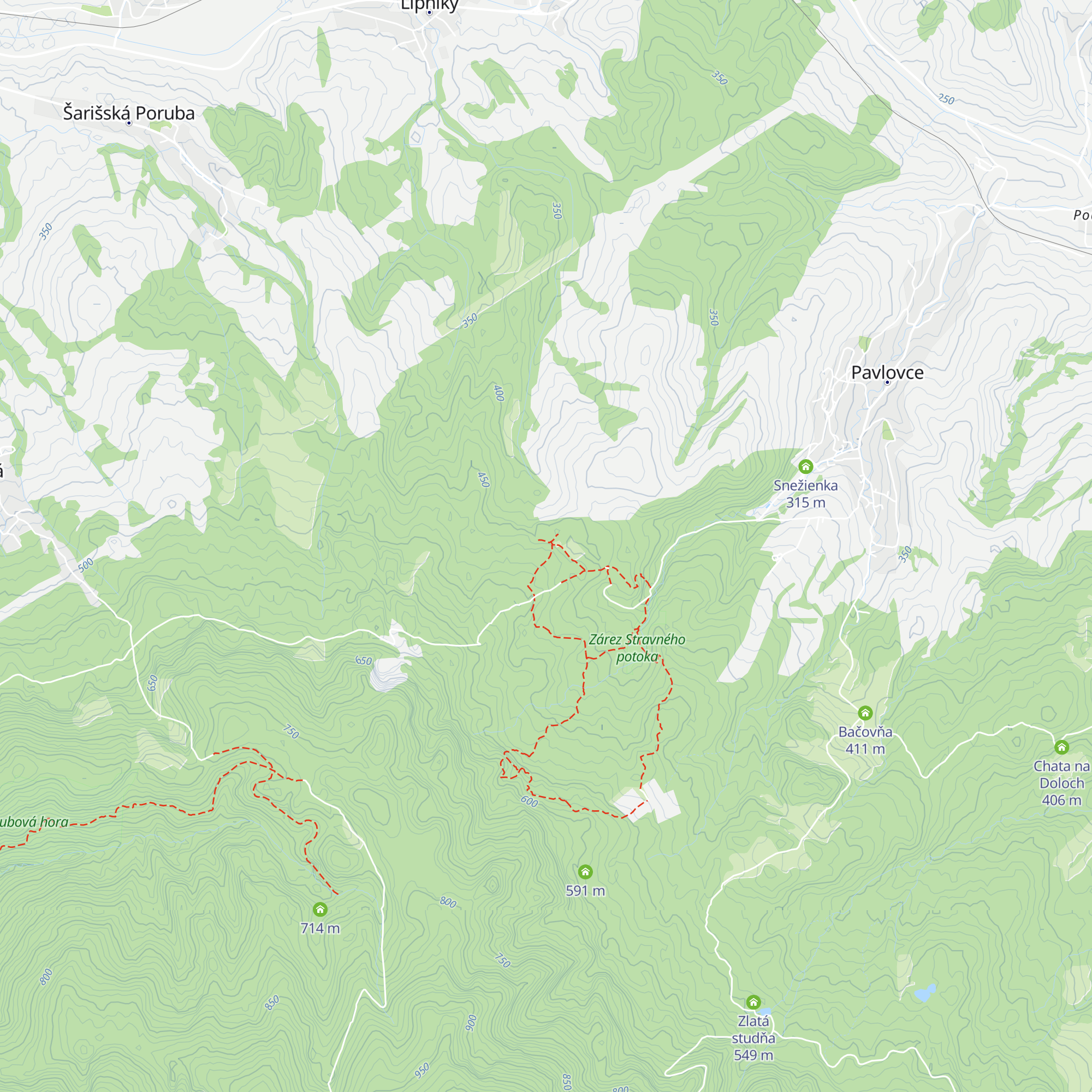 Hospodárska budova map