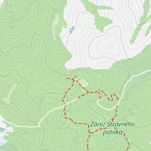 Map of Snežná jama