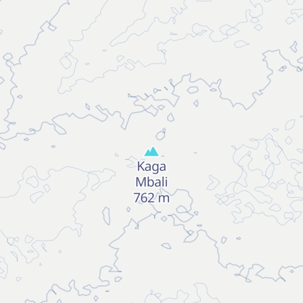 Map of Kaga Mbali