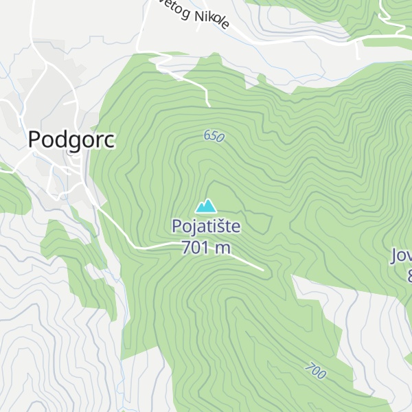 Map of Pojatište