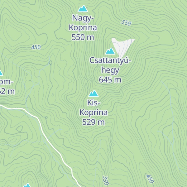 Map of Kis-Koprina
