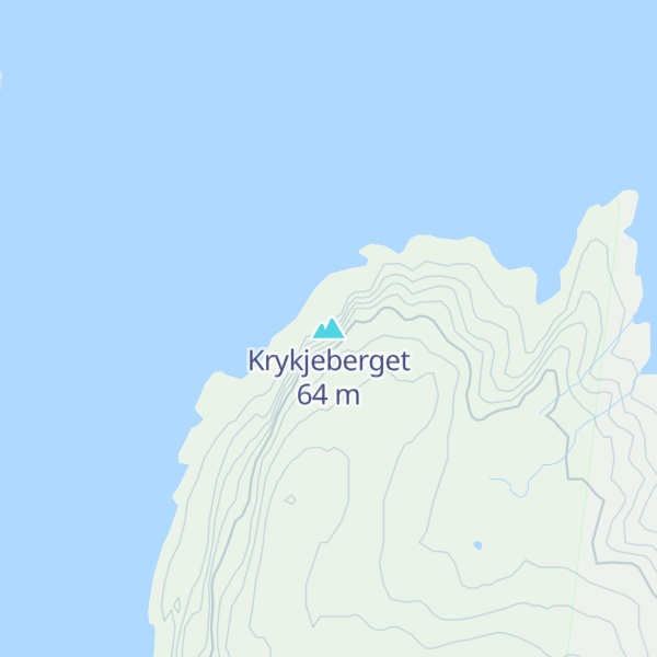 Map of Krykjeberget