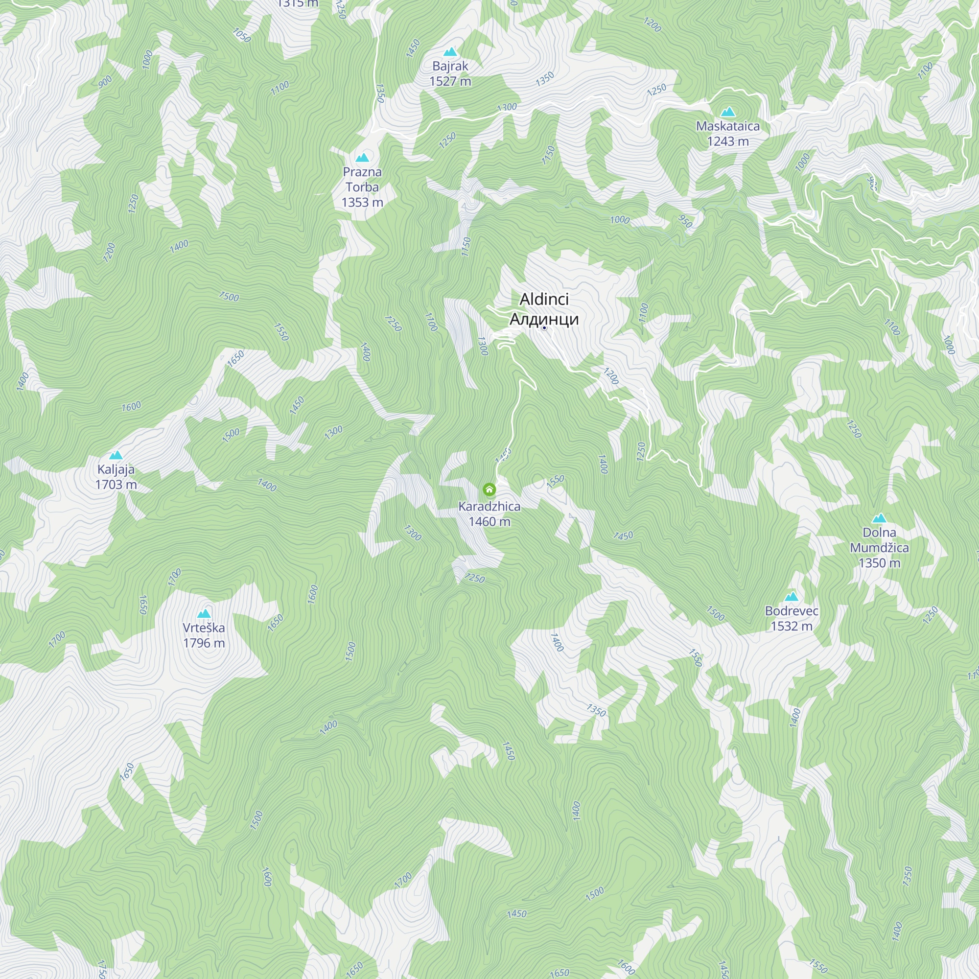 Karadzhica map