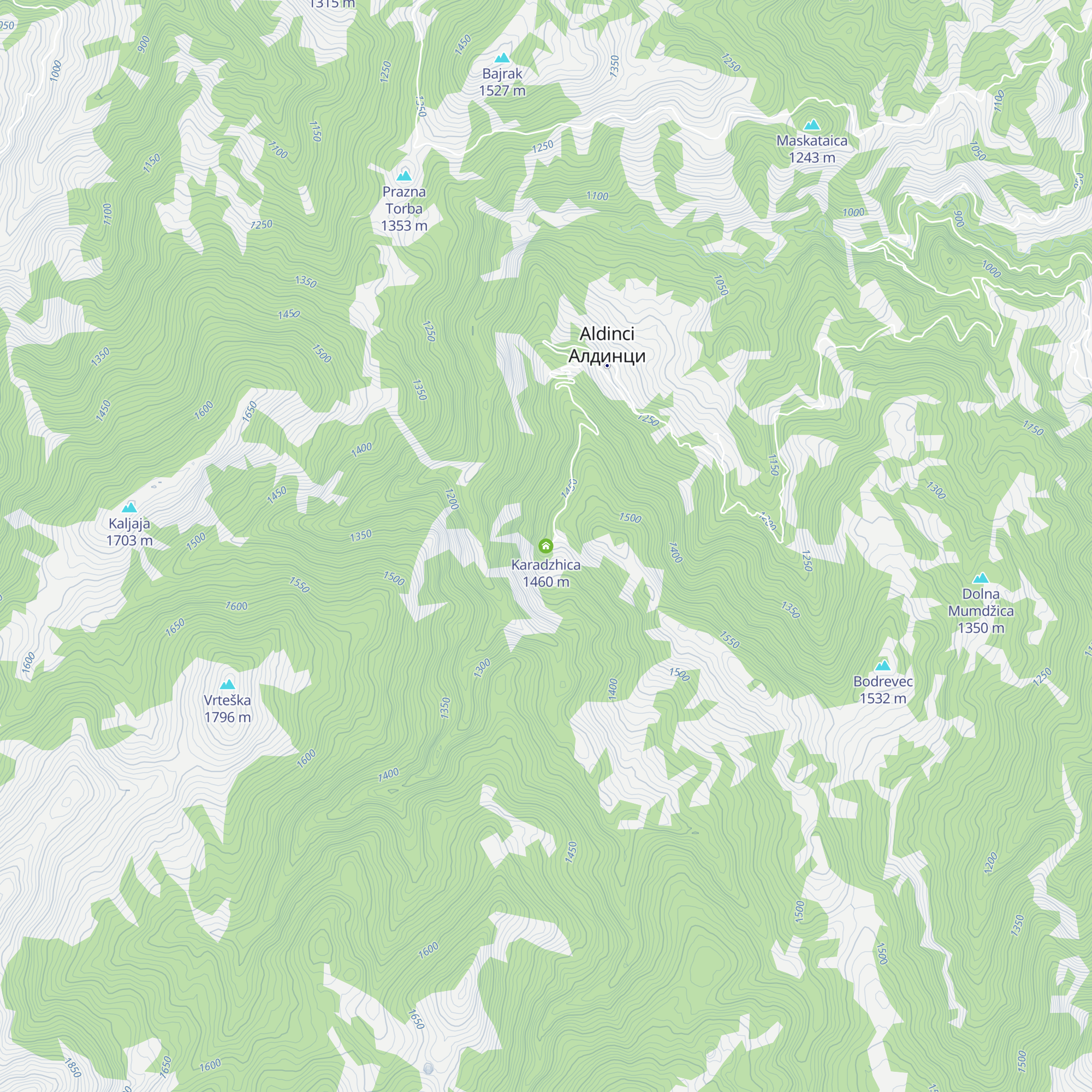 Karadzhica map