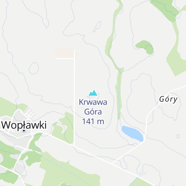 Map of Krwawa Góra