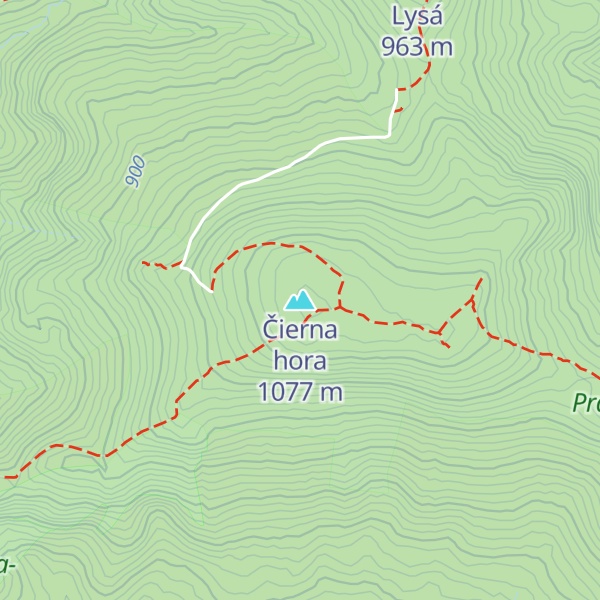 Map of Čierna hora