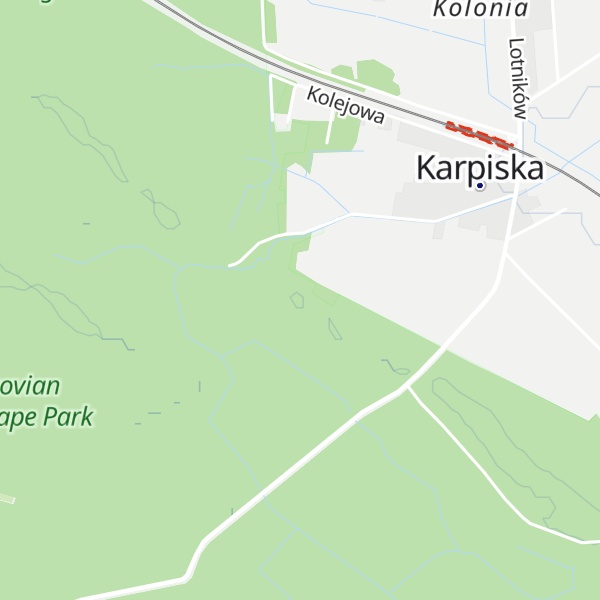 Map of Dworska Góra