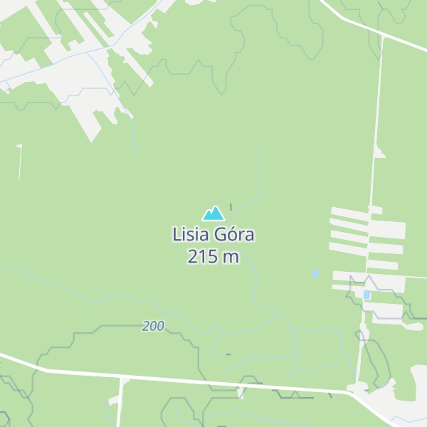 Map of Lisia Góra