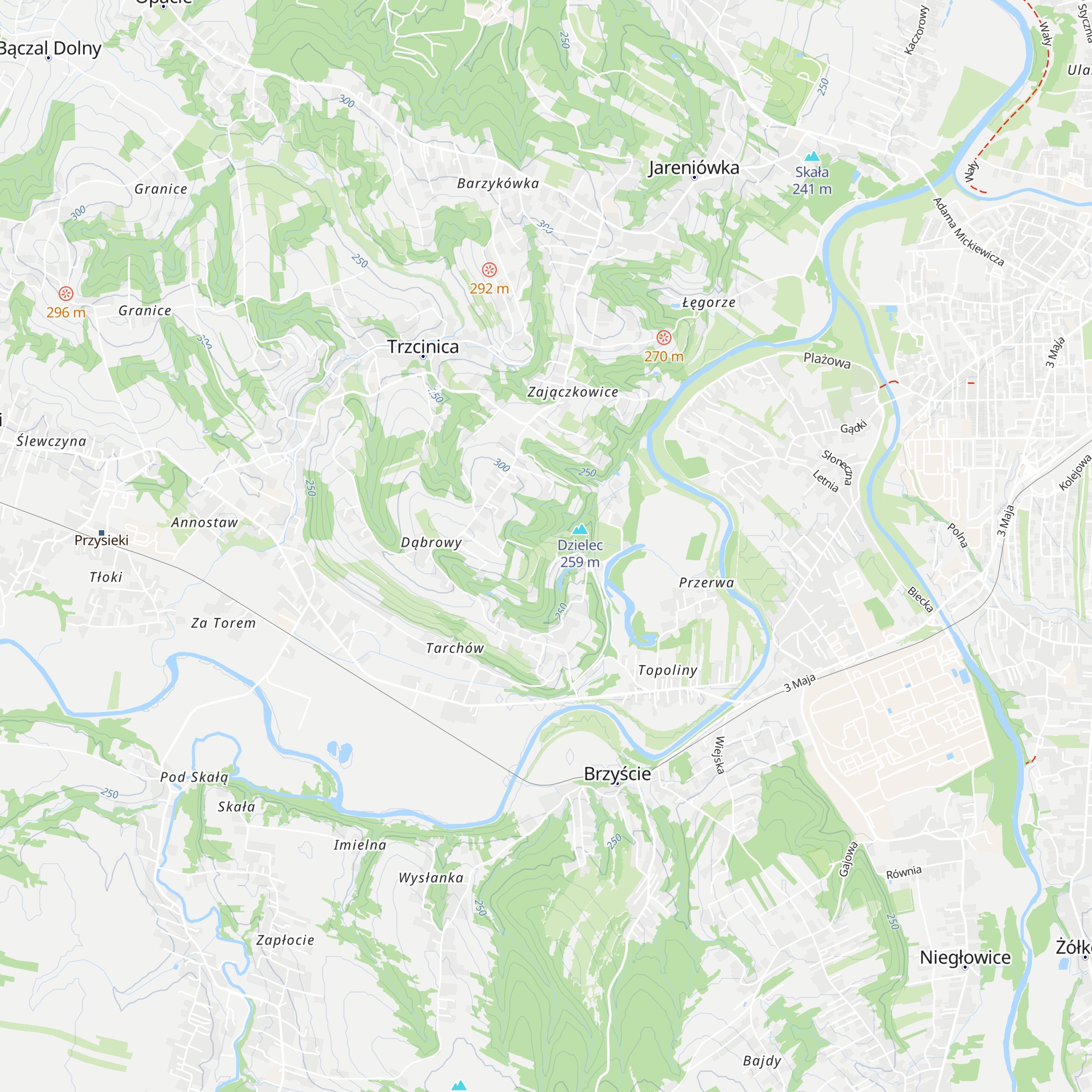 Chata Słowiańska map