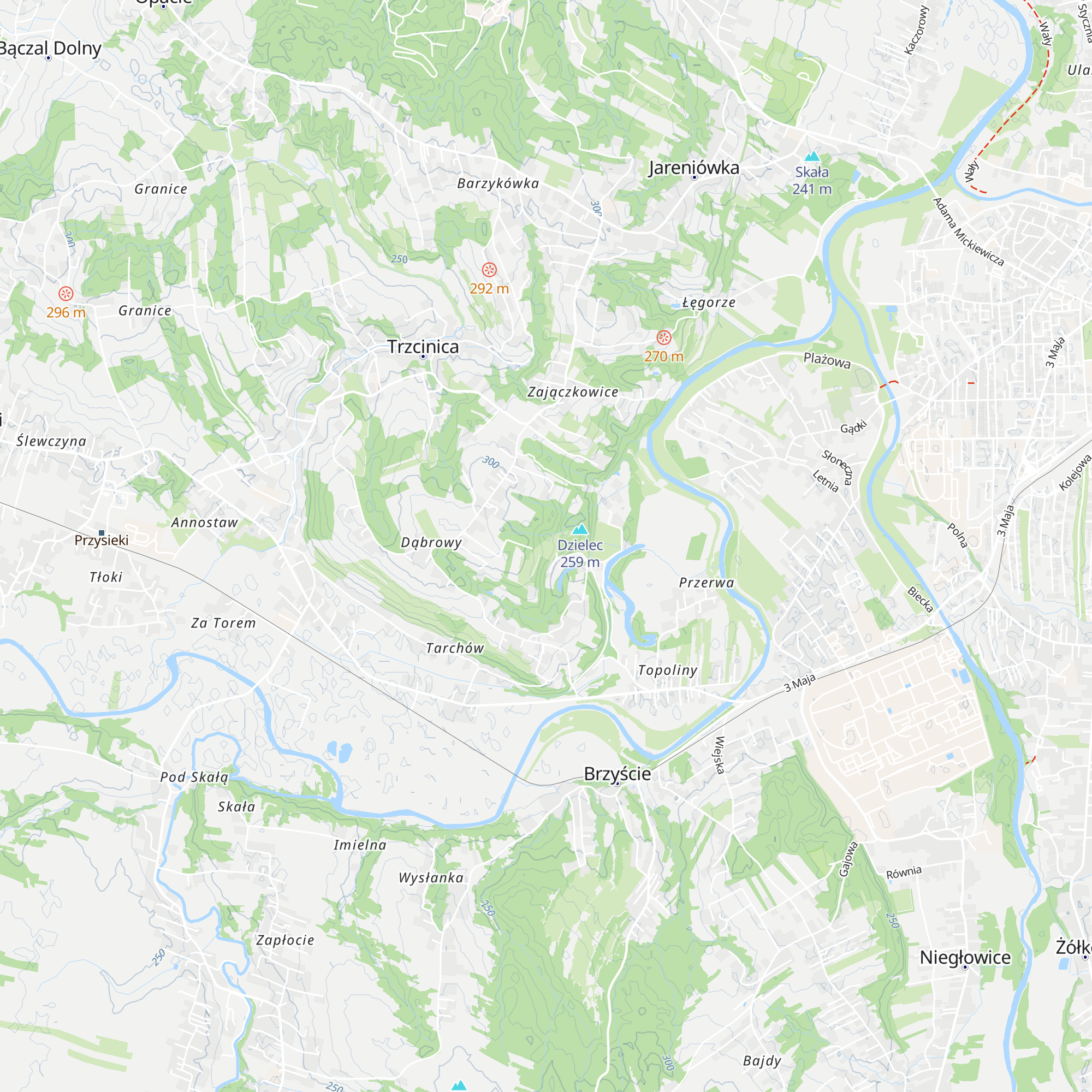 Chata Słowiańska map
