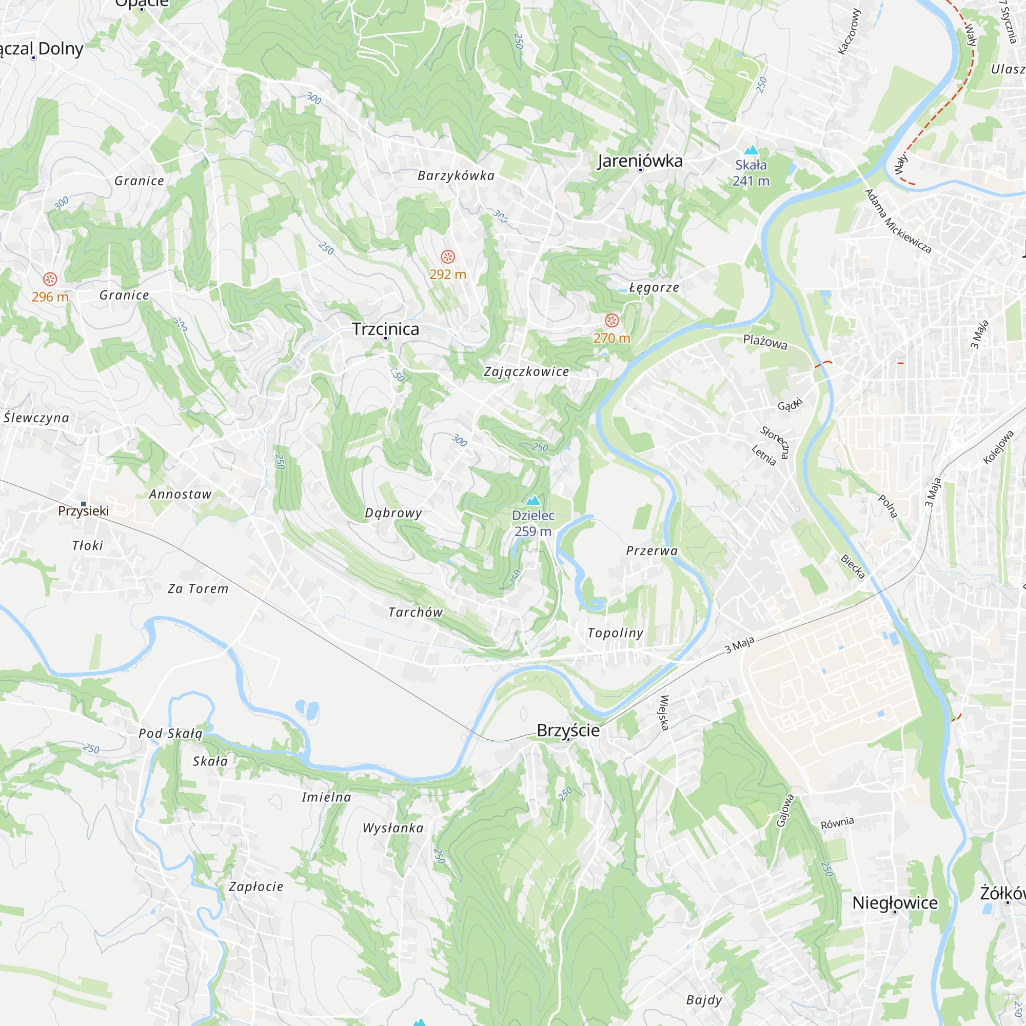 Chata Słowiańska map