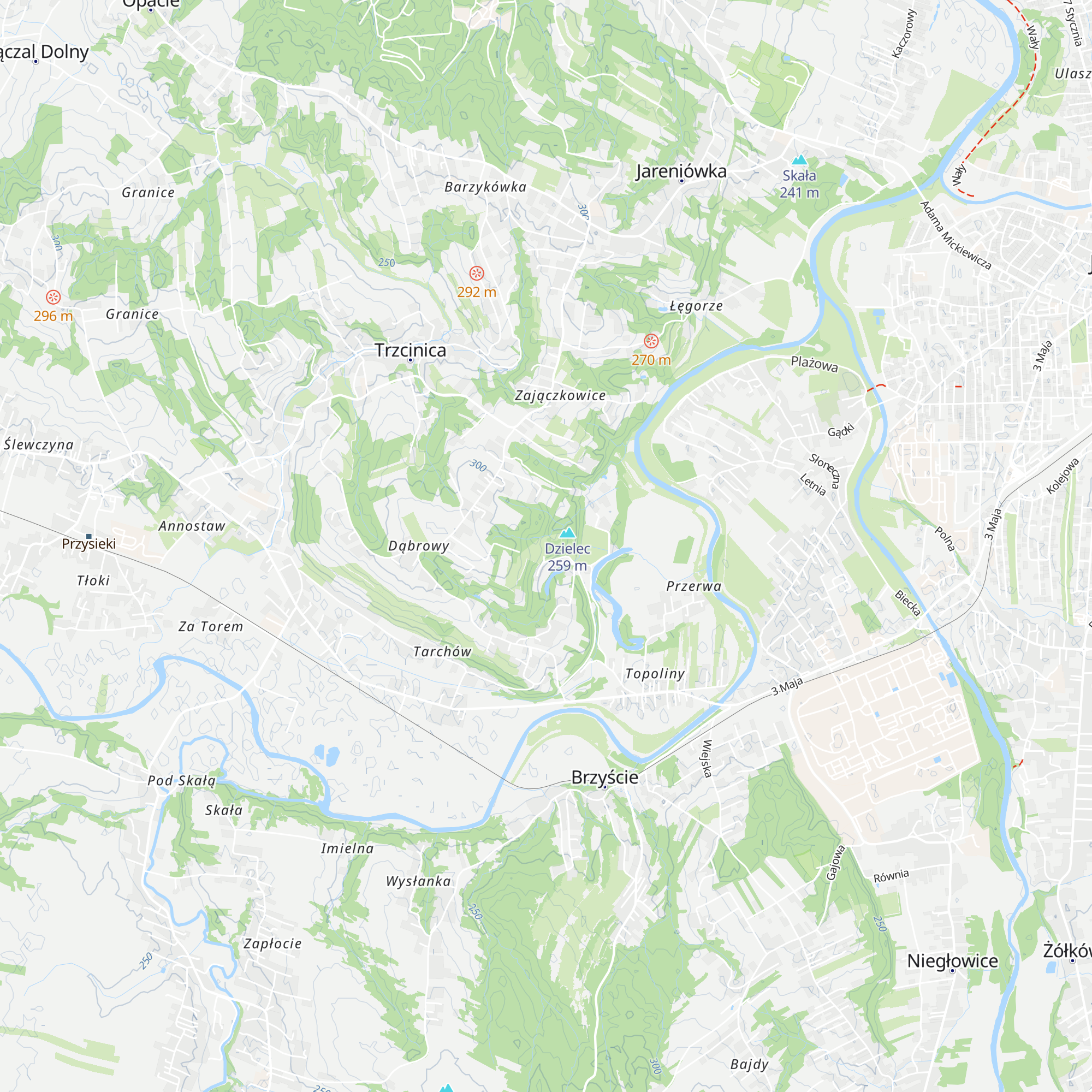 Chata Słowiańska map