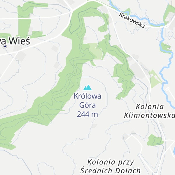 Map of Królowa Góra