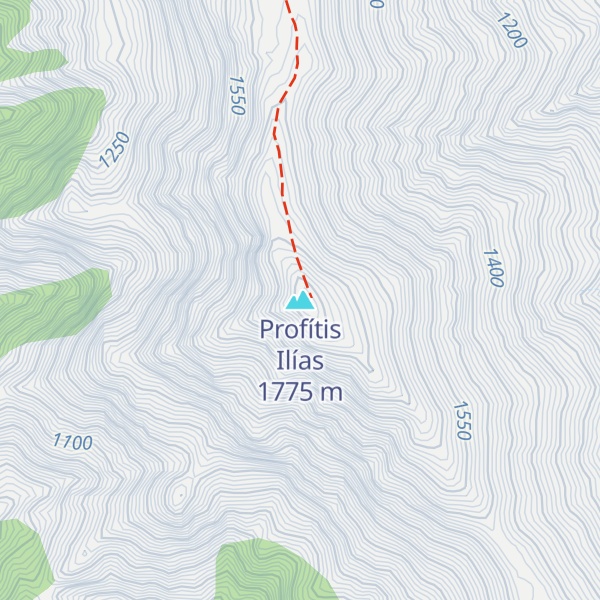 Map of Profítis Ilías