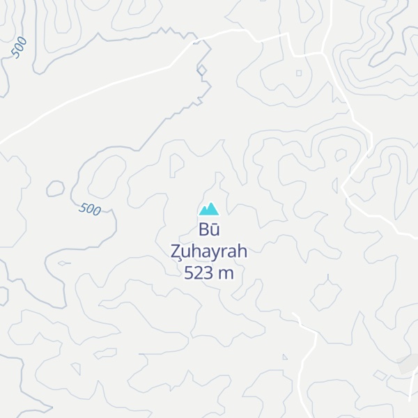 Map of Bū Z̧uhayrah