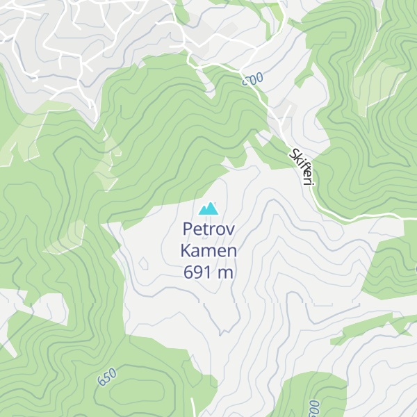 Map of Petrov Kamen