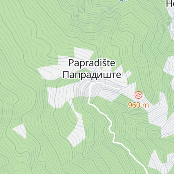 Map of Papradishte