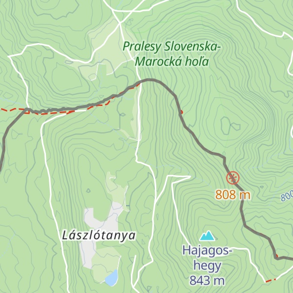 Map of Oláh Réti Erdészház