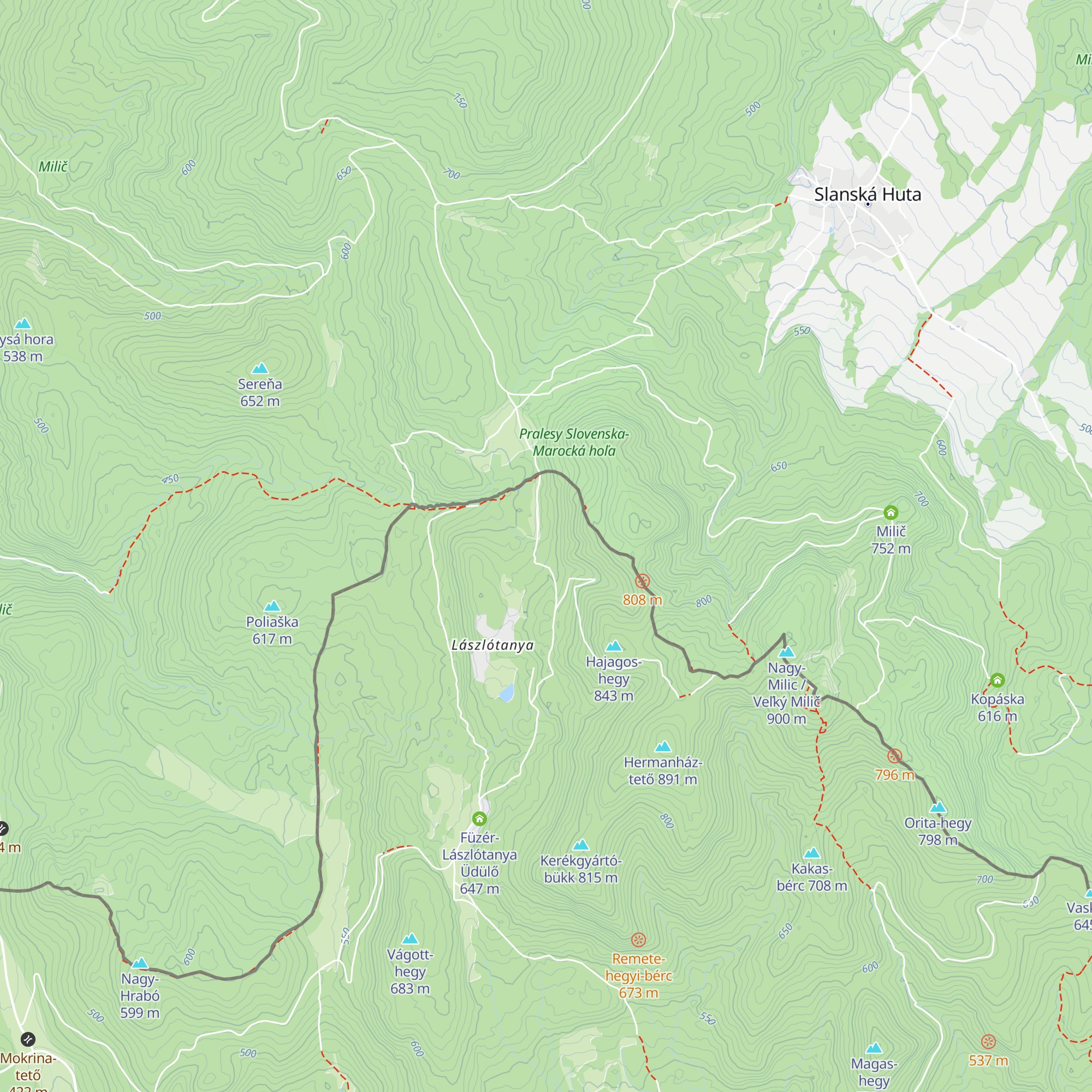 Oláh Réti Erdészház map