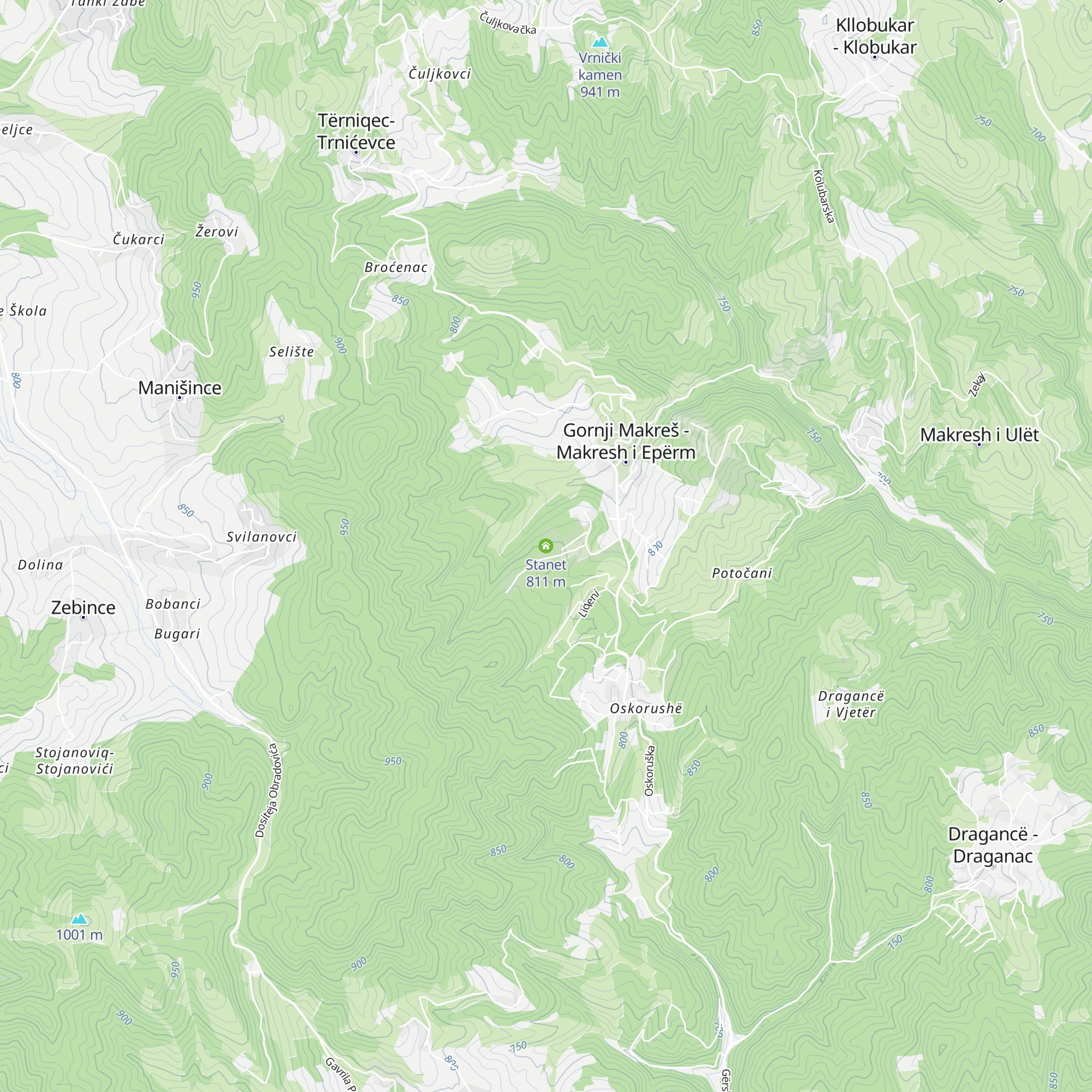 Stanet map
