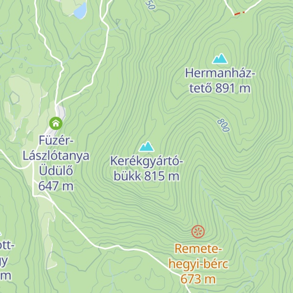 Map of Kerékgyártó-bükk