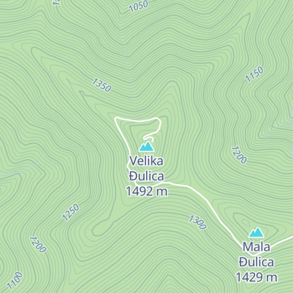 Map of Velika Đulica