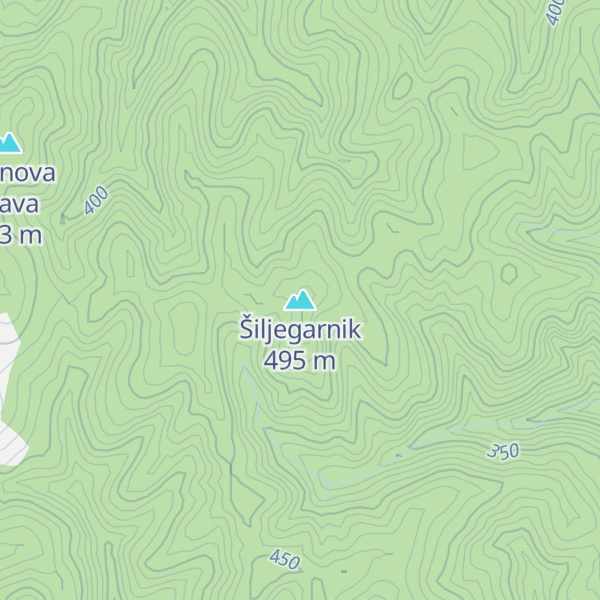 Map of Šiljegarnik