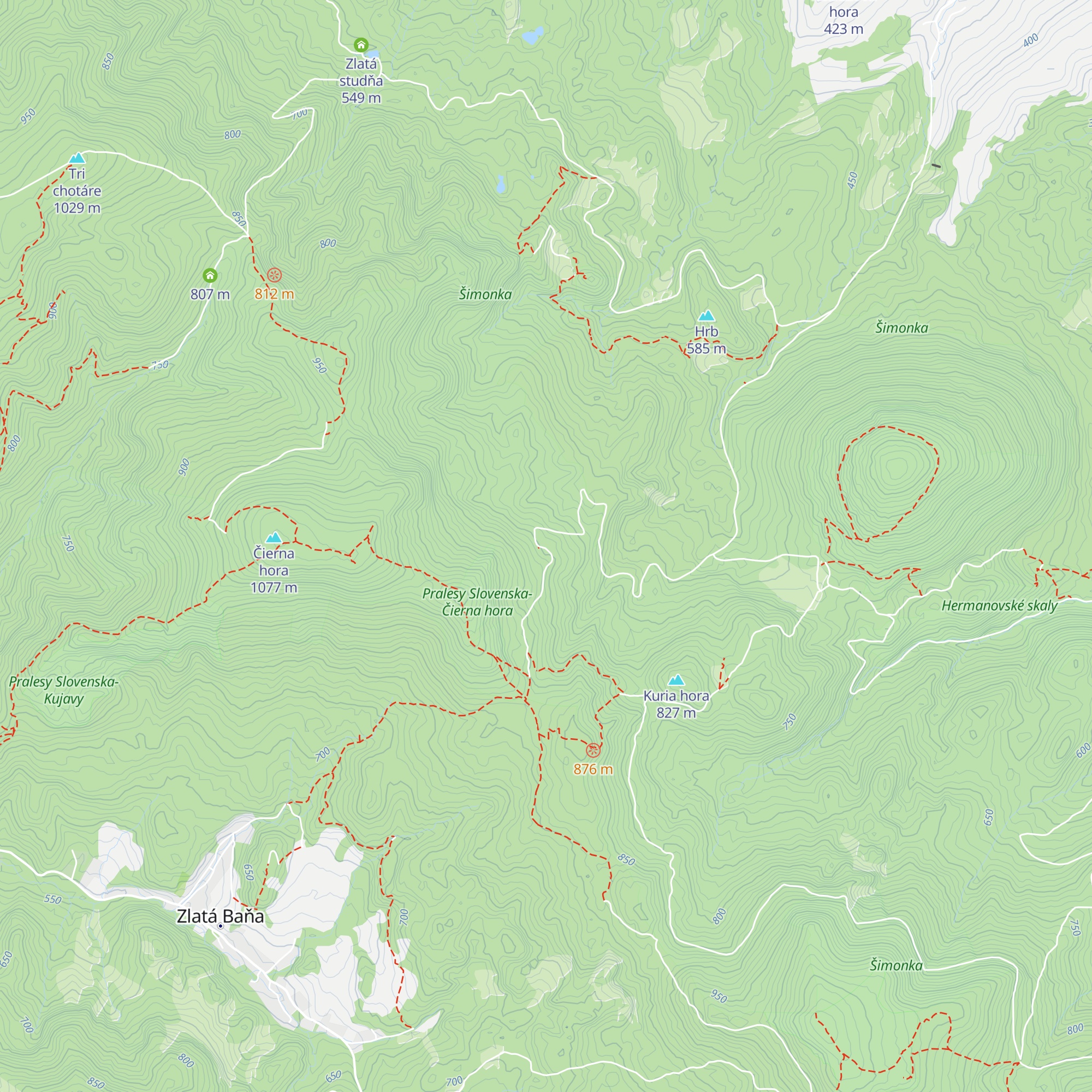 Chata Petrovce map