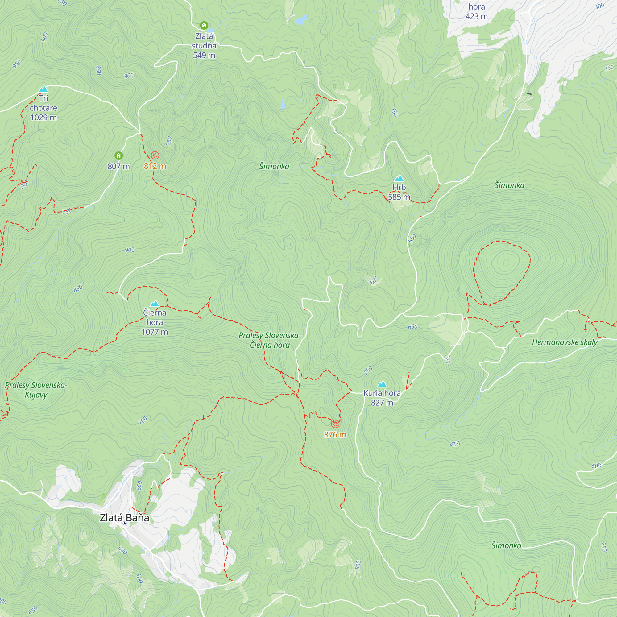 Chata Petrovce map