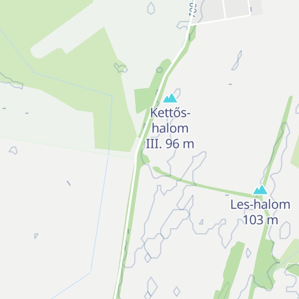 Map of Kettős-halom I.
