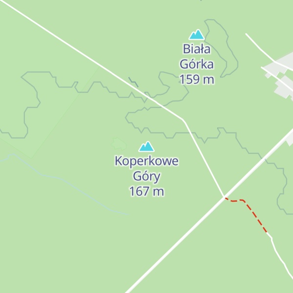 Map of Koperkowe Góry