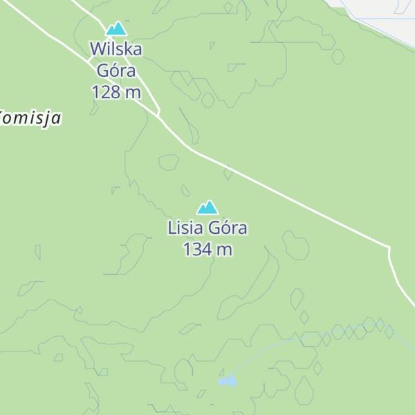Map of Lisia Góra