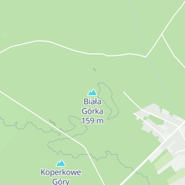 Map of Biała Górka