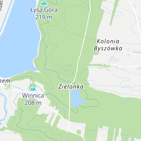 Map of Lisia Góra