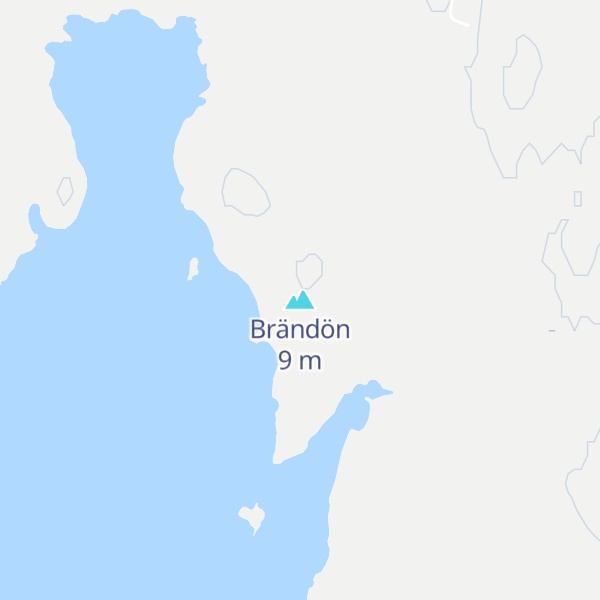 Map of Brändön