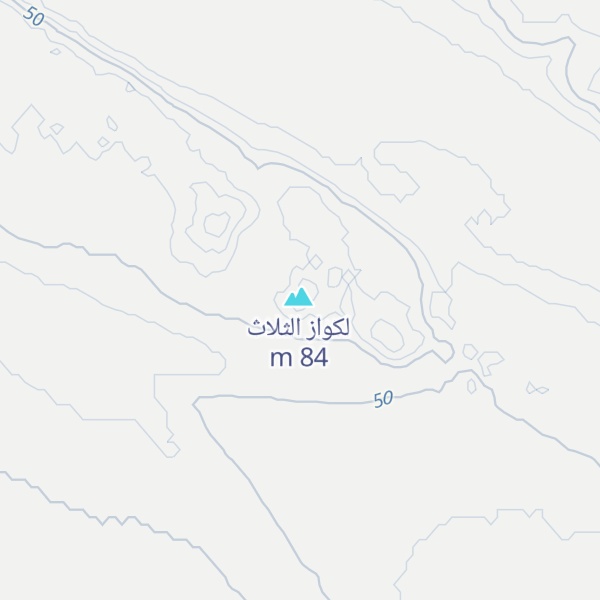 Map of لكواز الثلاث