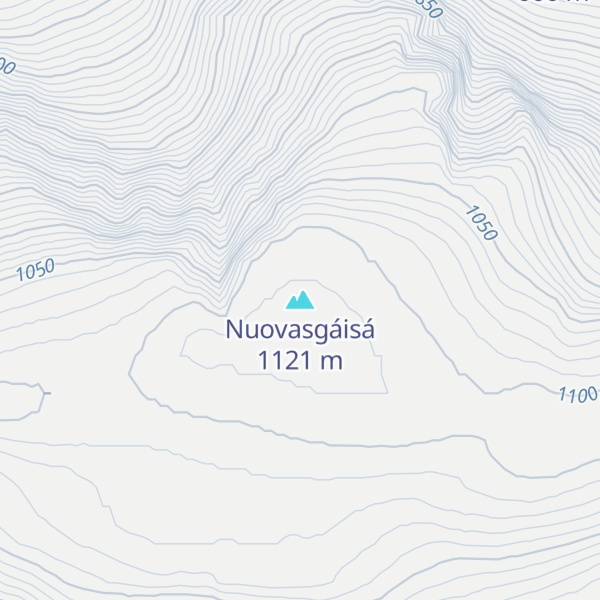 Map of Nuovasgáisá