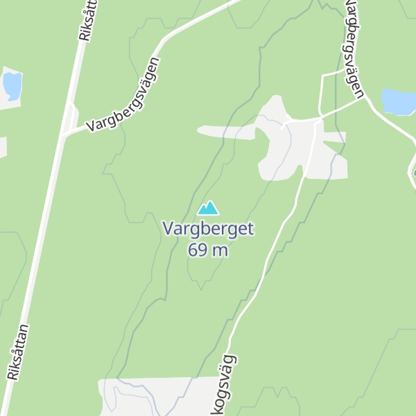 Map of Vargberget