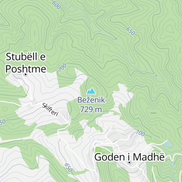 Map of Beženik
