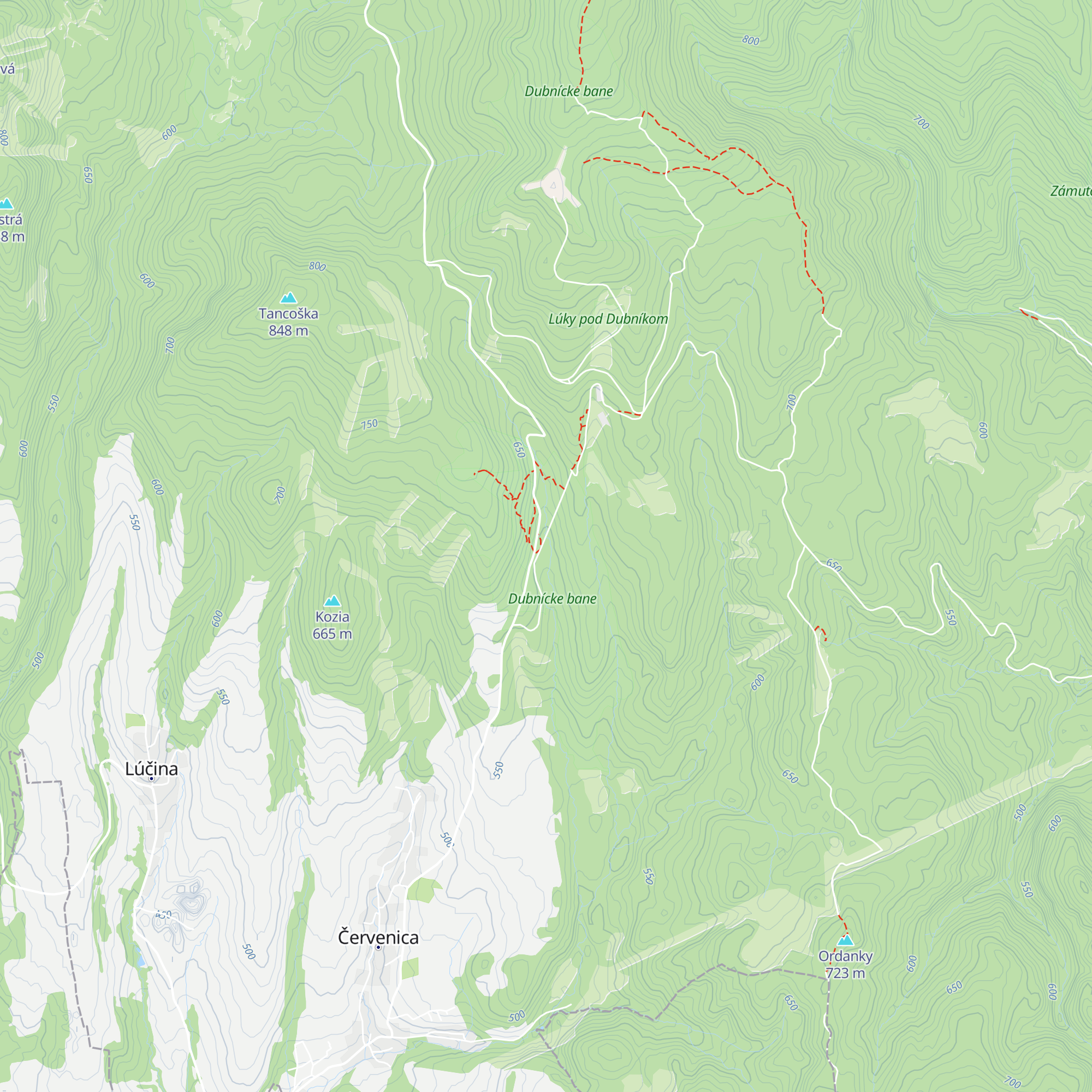 Návštevnícke centrum map