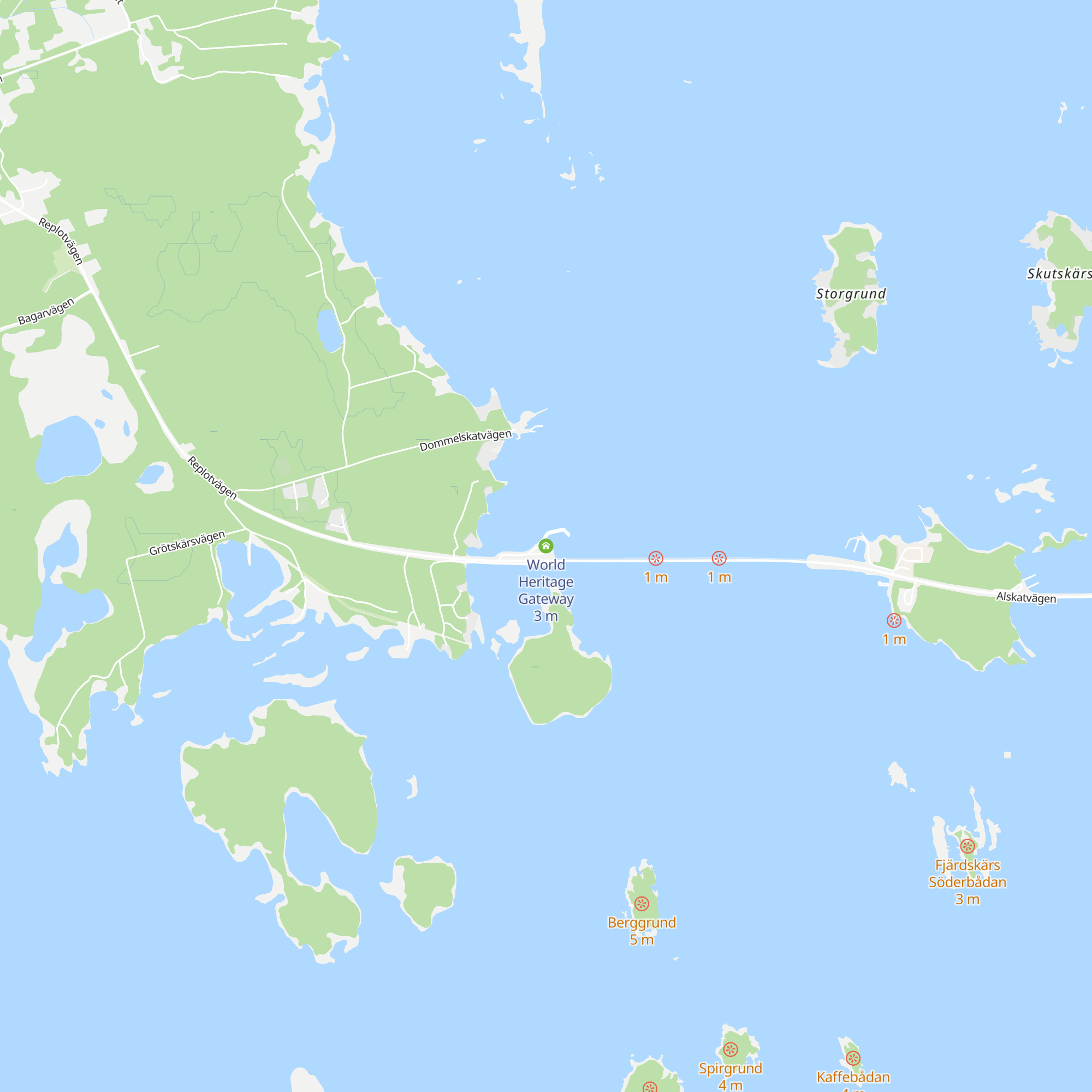 World Heritage Gateway map