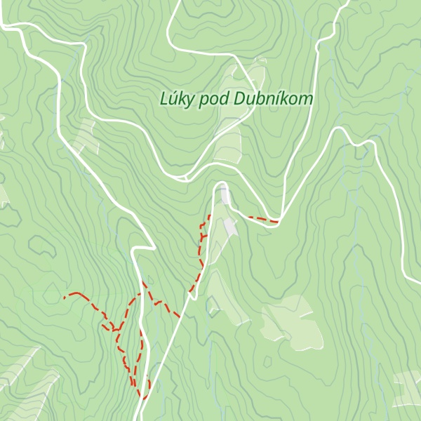 Map of Banícky dom